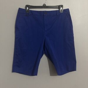 Polo Golf Ralph Lauren Knee Shorts Womens 10 Blue  Stretch Side Ladies